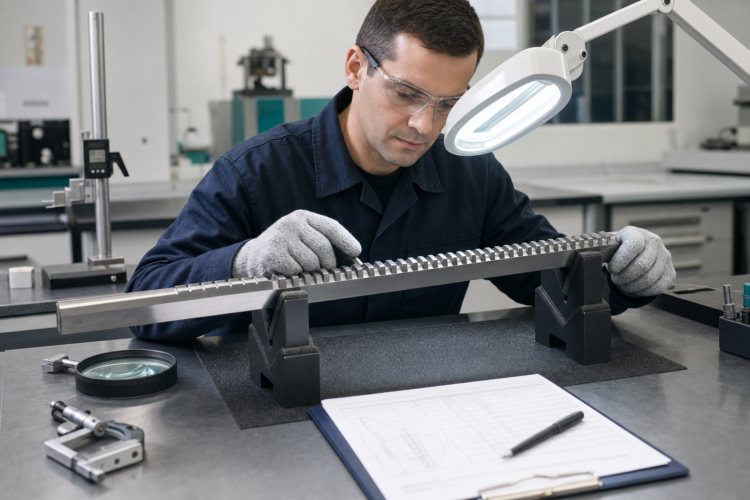Conceptual broach tool inspection before resharpening