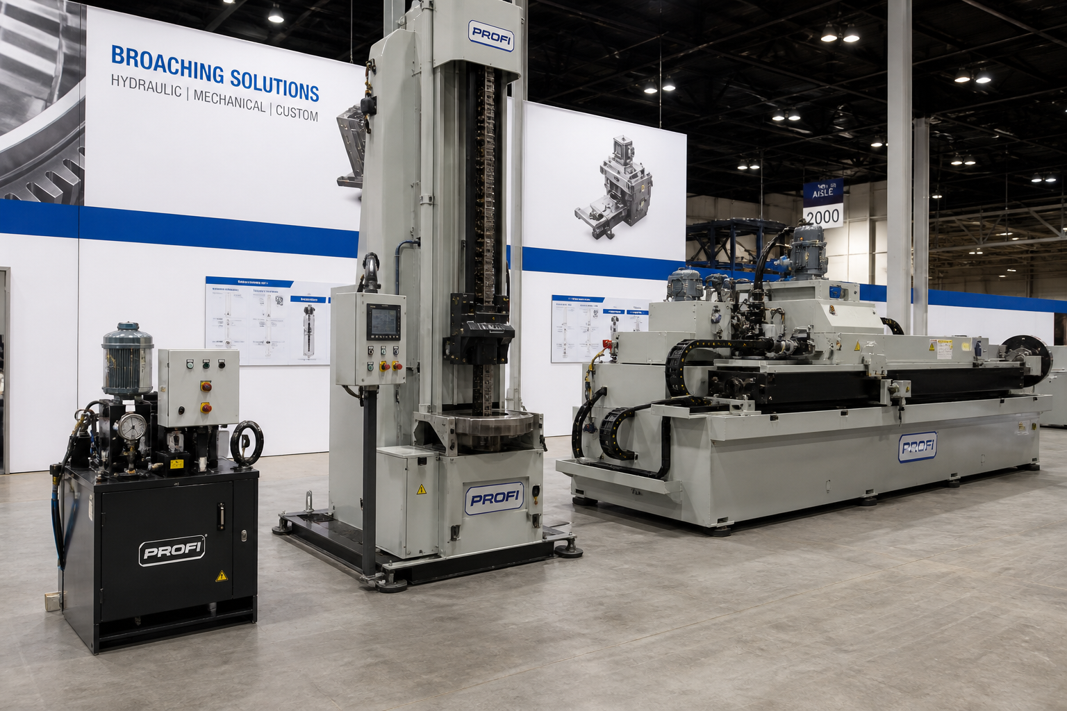 Broaching machines from benchtop to production size compared